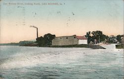 Des Moines River, looking North Postcard