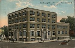 The Young Men's Christian Association of Vincennes IN Indiana Postcard Postcard Postcard