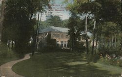 Residence of A.C. Bartlett Postcard