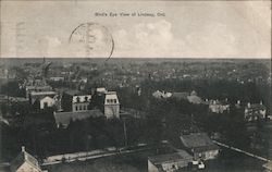 Bird's Eye View of Lindsay, Ont Ontario Canada Postcard Postcard Postcard