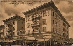 Hotel Montgomery, First and San Antonio Streets Postcard