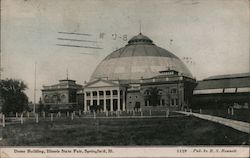 Dome Building, Illinois State Fair Postcard