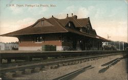 Canadian National Railroad Depot Postcard