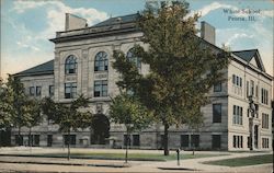 White School Peoria, IL Postcard Postcard Postcard