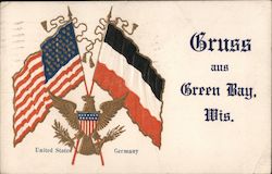 Gruss aus Green Bay Wisconsin Postcard Postcard Postcard