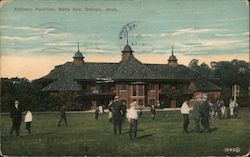 Athletic Pavilion, Belle Isle Detroit, MI Postcard Postcard Postcard