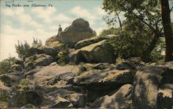 Big Rocks Allentown, PA Postcard Postcard Postcard