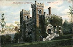 Library, Lehigh University Postcard