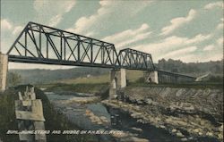 Buml Homestead and Bridge on P.H.B.N.RYCO. Postcard