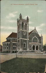 St. Pauls Church South Bend, IN Postcard Postcard Postcard