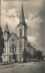 First M.E. Church East Liverpool, OH Postcard Postcard Postcard