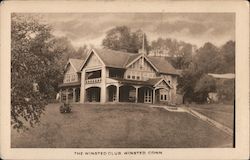 The Winsted Club Connecticut Postcard Postcard Postcard