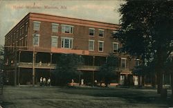 Hotel Wheeler Marion, AL Postcard Postcard Postcard