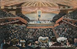 Interior of Auditorium Postcard