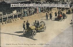 Grand Stand at the Merr'k Valley Couse Postcard