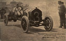 Rutherford, Winner of 5 Mile Race in His National Postcard