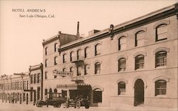 Hotel Andrews San Luis Obispo, CA Postcard Postcard Postcard