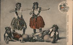 Hawaiian Hula Dancers Postcard