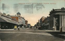 Congress Street Looking East Tucson Arizona Postcard