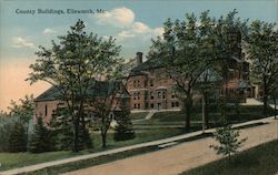 County Buildings Ellsworth, ME Postcard Postcard Postcard