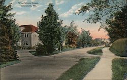 West Maple Street Postcard