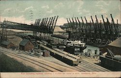 Fast Unloading Machine Showing a 10,000 Ton Vessel at Dock Ashtabula, OH Postcard Postcard Postcard