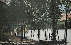 Boat Landing, Greenbriar River Postcard