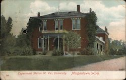 Experiment Station, W. Va., University Morgantown, WV Postcard Postcard Postcard