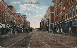 Main Street Bangor, ME Postcard Postcard Postcard