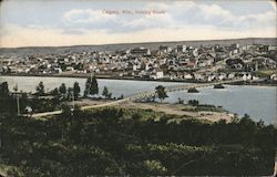 Calgary looking South Alberta Canada Postcard Postcard Postcard