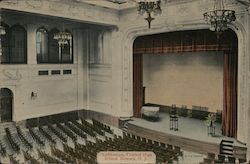 Auditorium Central High School Postcard