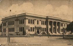 High School Selma, CA Postcard Postcard Postcard
