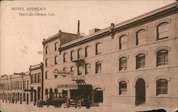 Hotel Andrews San Luis Obispo, CA Postcard Postcard Postcard