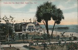 Casino from Sea Beach Hotel Postcard