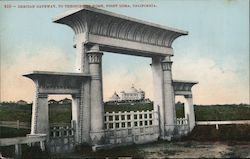 Grecian Gateway to Theosophist Home Postcard