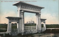 Grecian Gateway to Theosophist Home Point Loma, CA Postcard Postcard Postcard