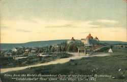 View from the World's Theosophical Center of the Universal Brotherhood San Diego, CA Postcard Postcard Postcard