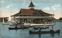 Pavilion at Balboa Beach Postcard