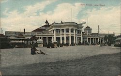 Bath House, Long Beach Postcard