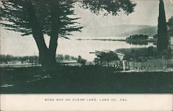 Soda Bay on Clear Lake Postcard