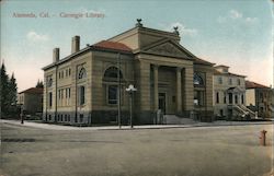 Carnegie Library Alameda, CA Postcard Postcard Postcard