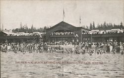 New Alki Beach Bathing and Recreation Pavilion Postcard