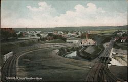 Laurel Line Power House Postcard