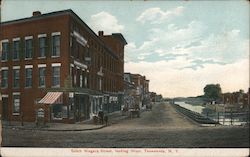 South Niagara Street, Looking West Tonawanda, NY Postcard Postcard Postcard