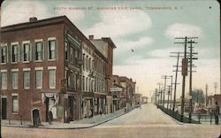 South Niagara St., Showing Erie Canal Postcard