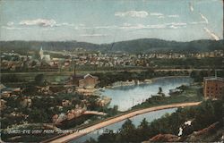 Birds-eye View from Lover's Leap Postcard