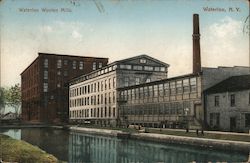 Waterloo Woolen Mills New York Postcard Postcard Postcard