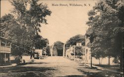 Main Street Willsboro, NY Postcard Postcard Postcard