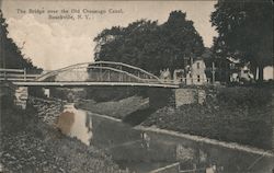 The Bridge over the Old Chenango Canal Postcard