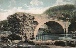 The Old Aqueduct Little Falls, NY Postcard Postcard Postcard